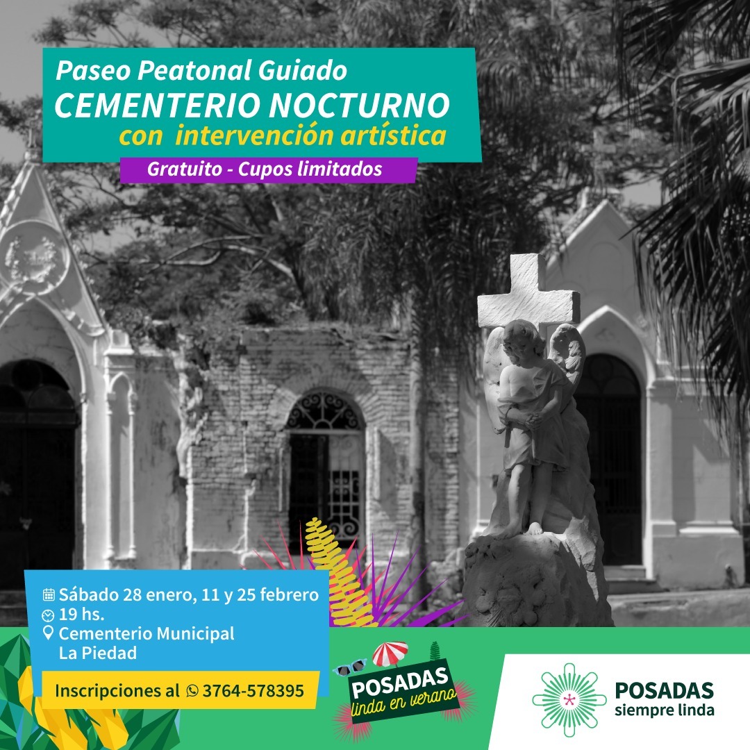Nuevo paseo guiado nocturno por el cementerio La Piedad, con el objetivo de revalorizar la huella histórica imagen-1