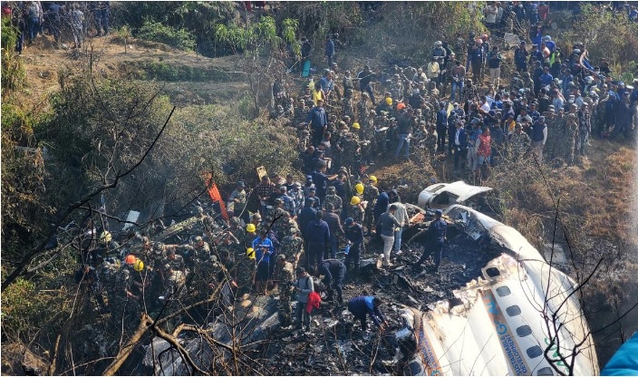 Tragedia en Nepal: el momento previo a la caída del avión en un video impactante imagen-1
