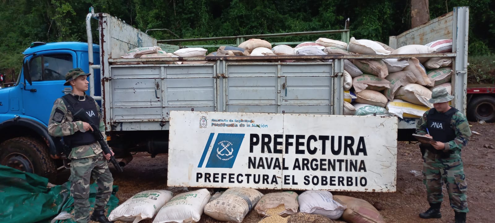 Secuestran en El Soberbio más de nueve toneladas de soja imagen-1