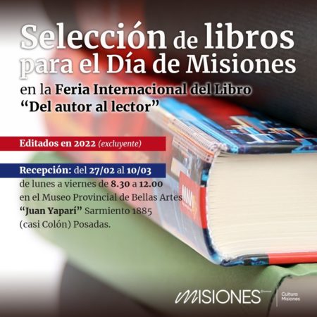 Convocatoria a autores para el "Día de Misiones" en la Feria Internacional del Libro imagen-4