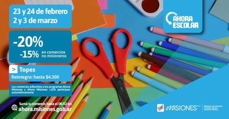 Este miércoles finaliza el período de inscripción de comercios al programa "Ahora Escolar" imagen-19