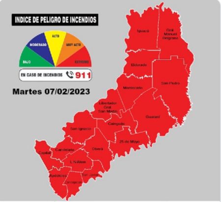 Riesgo de incendios extremo en Misiones imagen-5