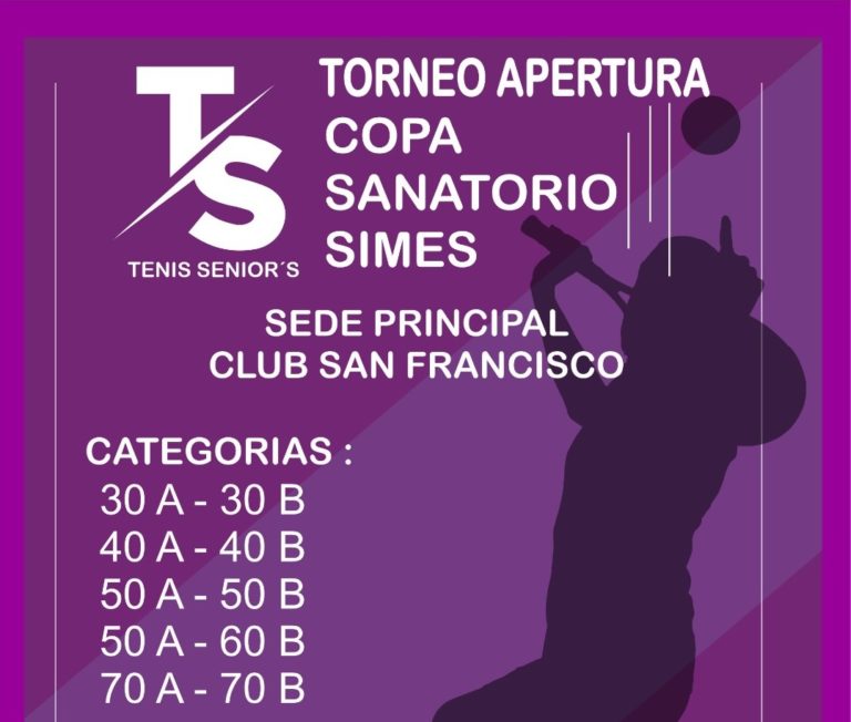 Tenis: primer torneo Seniors en el Club San Francisco imagen-36