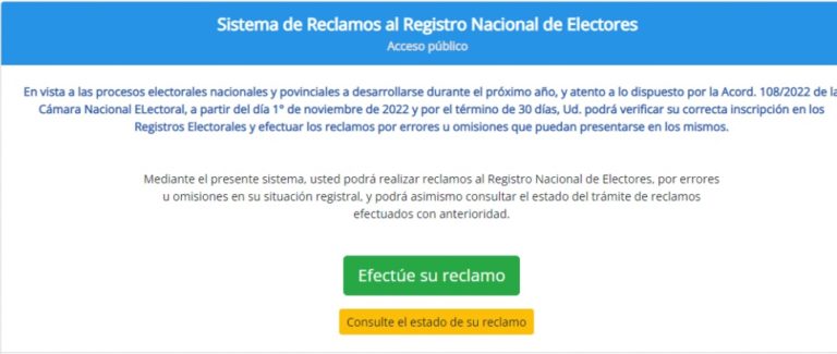 Elecciones 2023: está abierto el Padrón Provisorio para constatar datos imagen-6