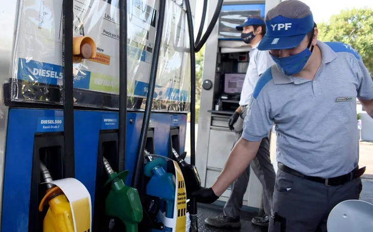 YPF aumentó un 4% el precio de sus combustibles imagen-1