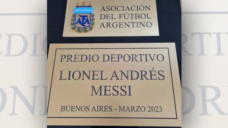 Histórico: La AFA rebautiza el predio de Ezeiza con el nombre "Lionel Andrés Messi" imagen-2