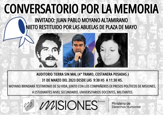 Conversatorio con Juan Pablo Moyano Altamirano y ex presos políticos misioneros imagen-1
