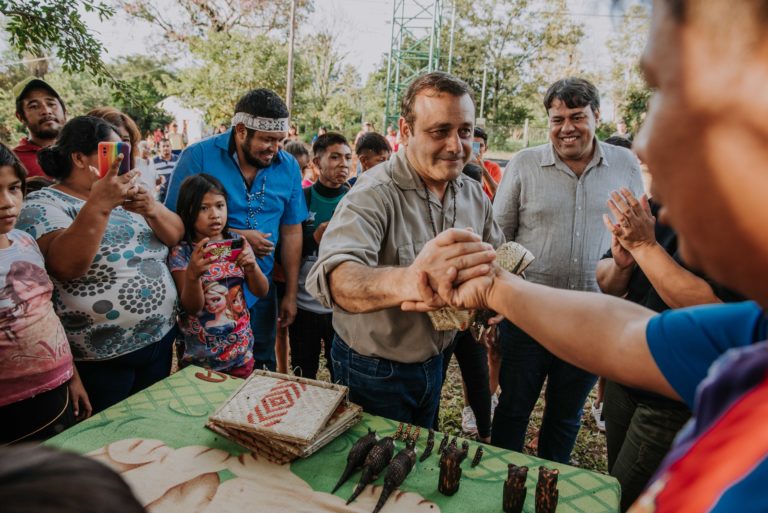 Herrera Ahuad supervisó el avance de la red de agua en la aldea Perutí y presentó un modelo habitacional para la comunidad mbya imagen-41