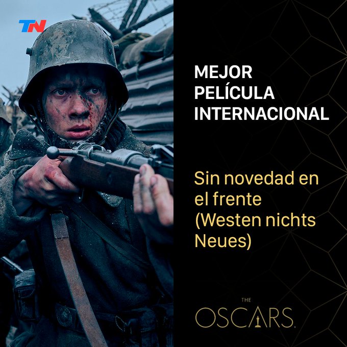 Oscar: "Sin Novedad en el Frente" se impuso en Mejor Película Extranjera, relegando a "Argentina 1985" imagen-1