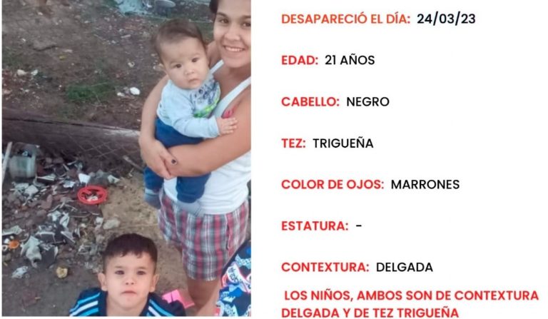 La Policía busca a una joven madre y a sus dos hijos imagen-42