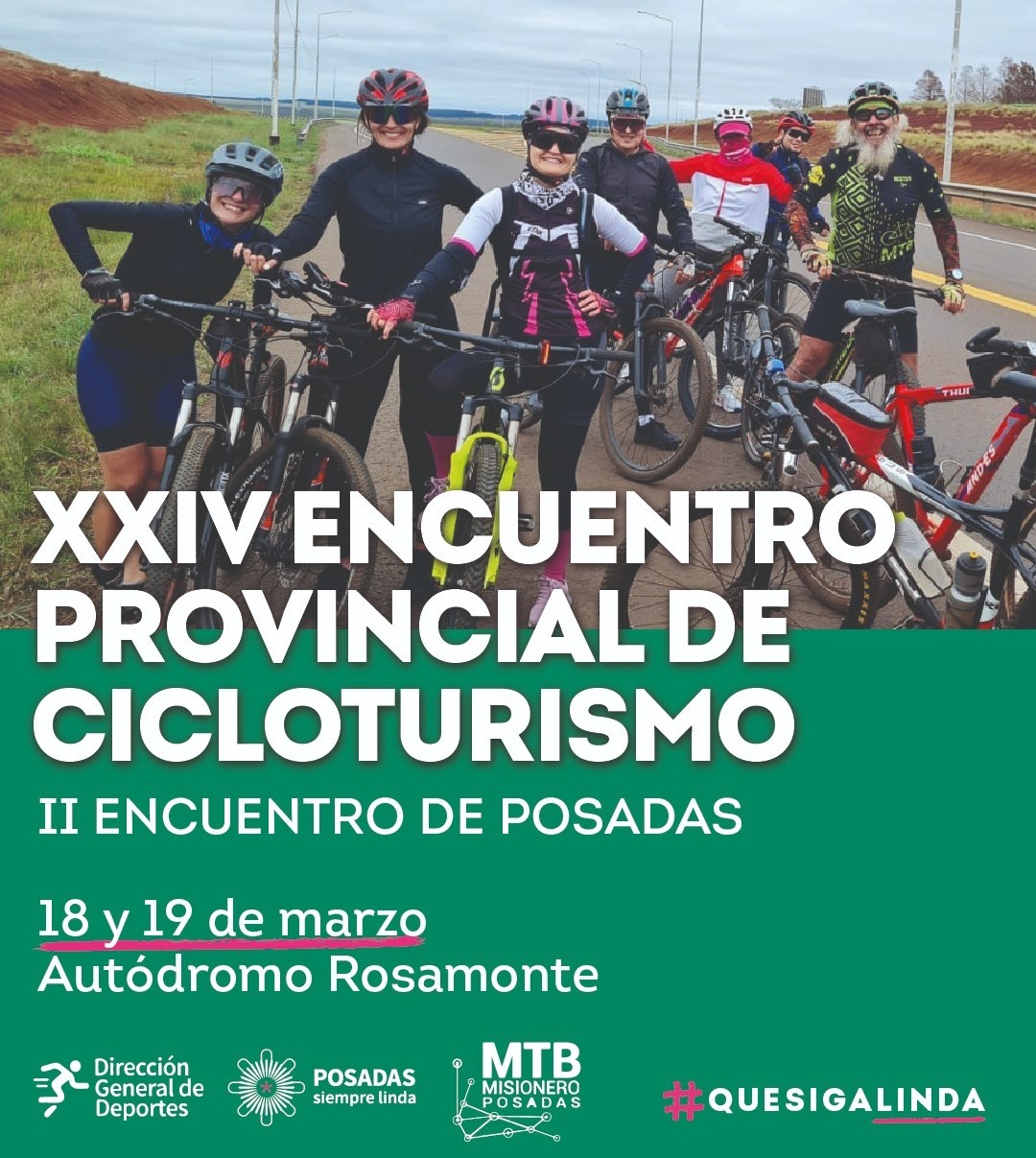 Ciudad Deportiva: Todo listo para el XXIV Encuentro Provincial de Cicloturismo imagen-1