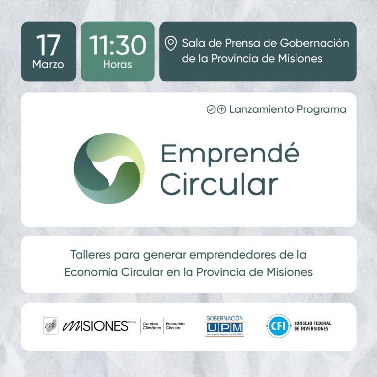 Dictarán Talleres para generar emprendedores de la economía circular en Misiones imagen-19