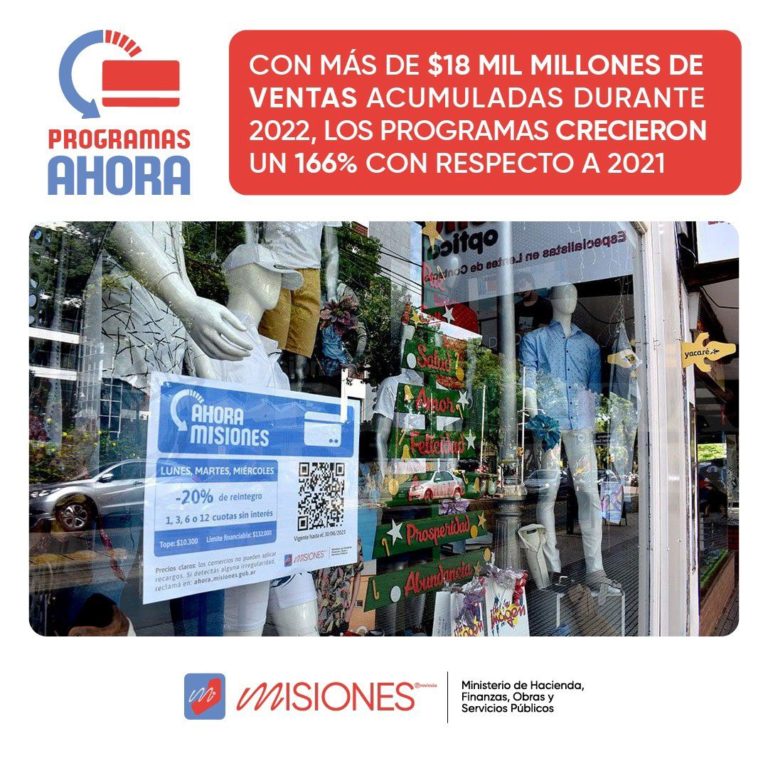 Destacan el poder de los Programas “Ahora” en Misiones, con más de $18 mil millones de ventas en el 2022 imagen-15