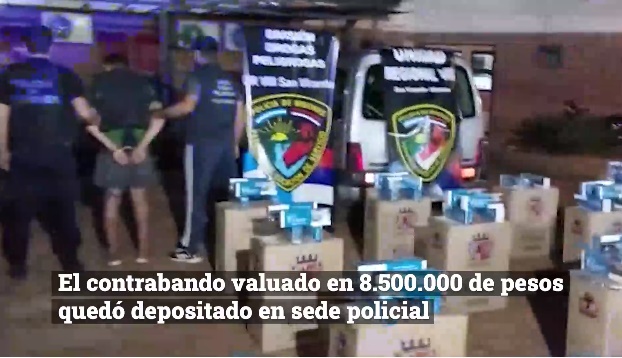 Una camioneta y más de 24 mil atados de cigarrillos fueron secuestrados tras una persecución policial imagen-1