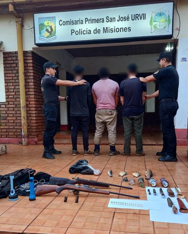 Arrestaron a tres hombres que ingresaron a pescar y cazar ilegalmente en un campo imagen-20