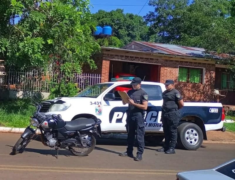 Una patrulla evitó que embarquen una moto robada hacia Brasil imagen-1