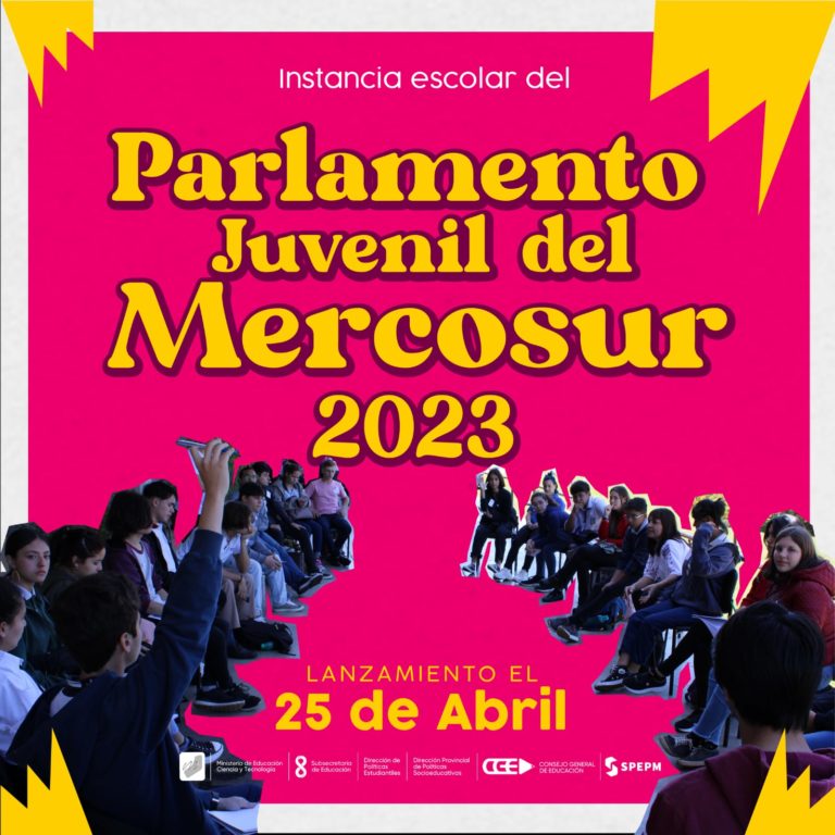 Este martes lanzarán la instancia escolar del Parlamento Juvenil del Mercosur 2023 imagen-29