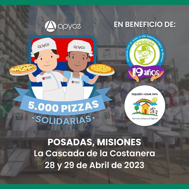 Lanzan una nueva edición de “Pizza Solidaria” en La Cascada imagen-6