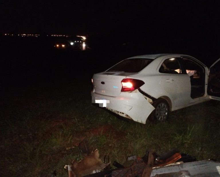 Automovilista despistó en la rotonda del cruce Karaben imagen-26