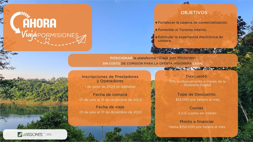 "Ahora viajá por Misiones", nueva apuesta al turismo interno imagen-4