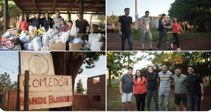Entregaron más de 1.500 kilos de alimentos a comedores reunidos en el amistoso Guaraní vs Crucero imagen-2
