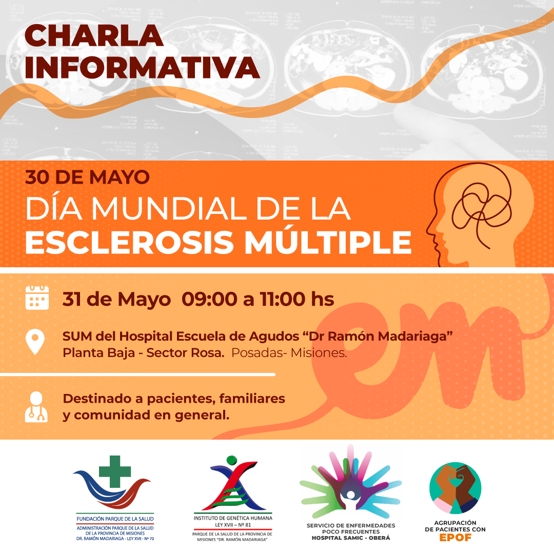 Darán una charla sobre Esclerosis Múltiple; invitan a pacientes, familiares e interesados imagen-1