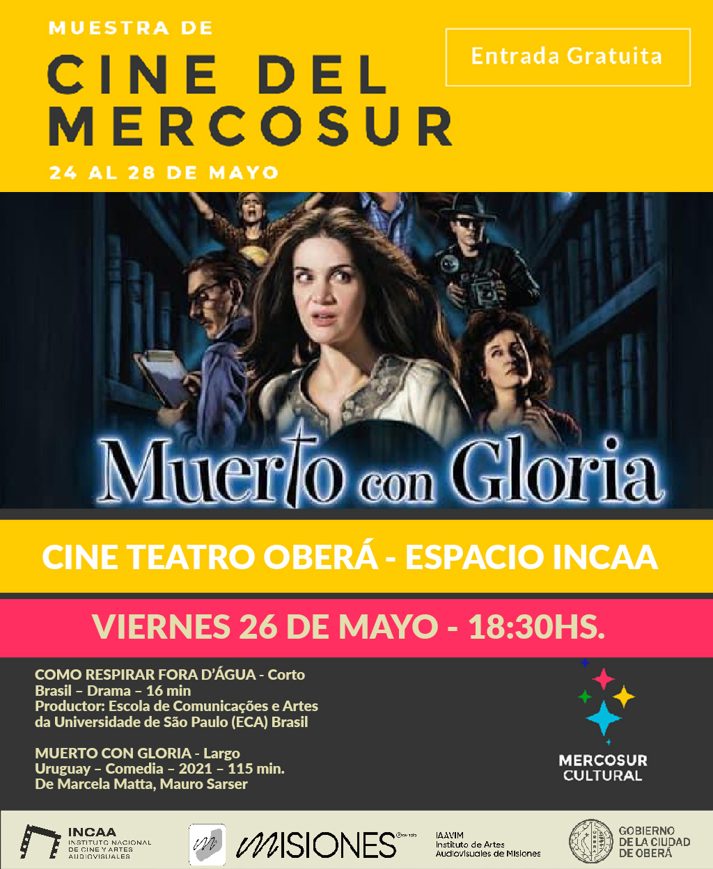 Misiones forma parte de la primera Muestra de Cine del Mercosur imagen-1