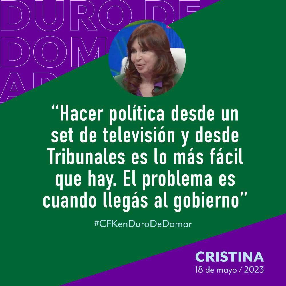 Cristina Kirchner: su no candidatura, la "posta a la generación diezmada" y el objetivo balotaje imagen-2