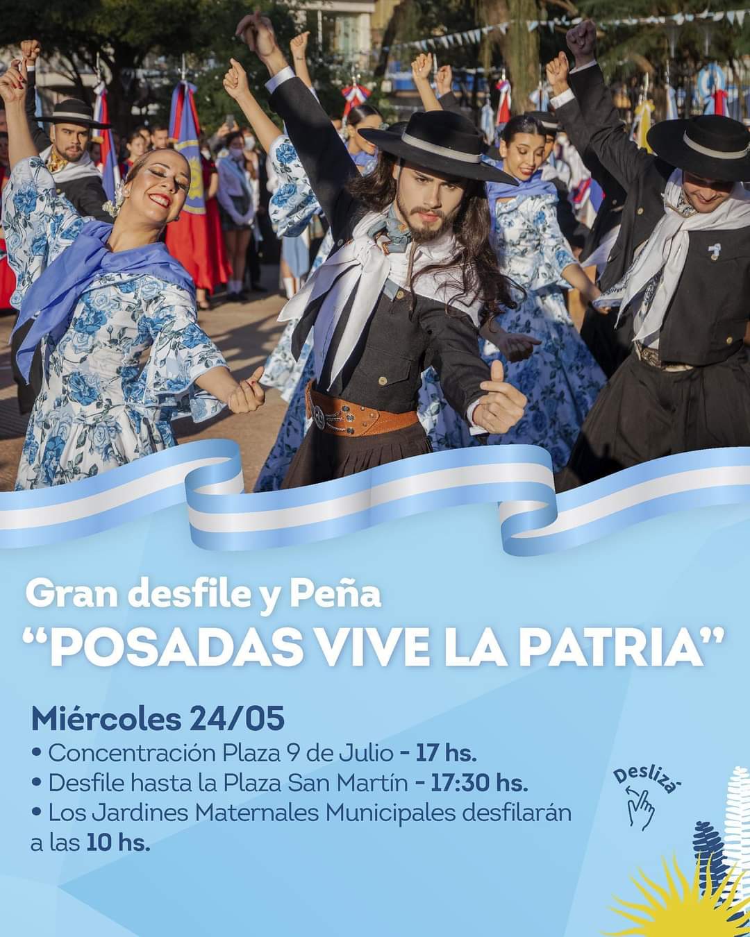 "Posadas vive la Patria", desfile, peña, vigilia y espectáculos imagen-2