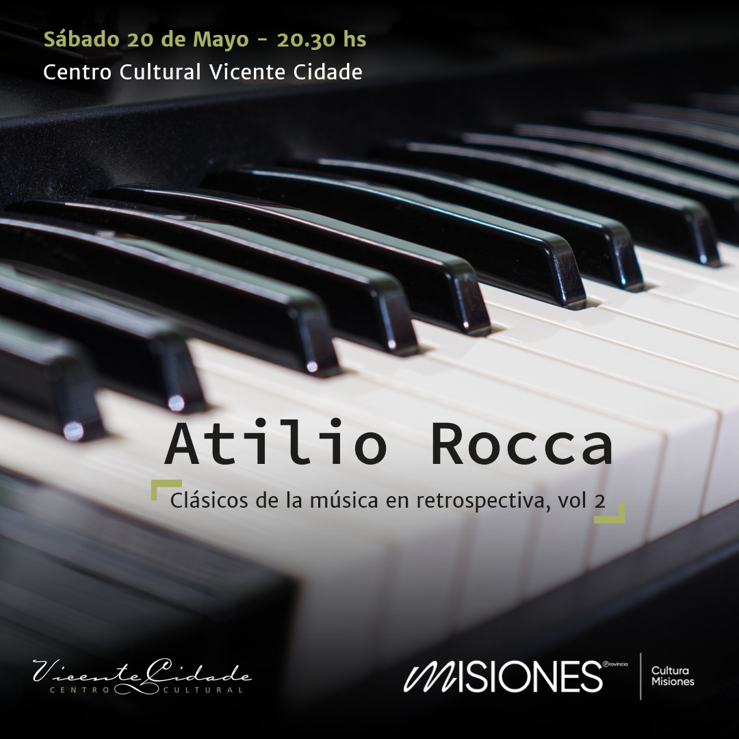 El pianista Atilio Rocca ofrecerá un recital con obras clásicas del jazz en el CC Vicente Cidade imagen-1