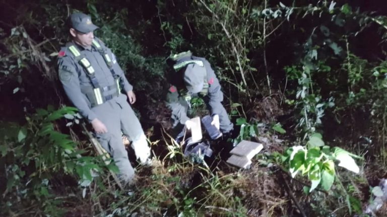 Abandonaron dos mochilas con 20 kilos de marihuana en cercanias del rio Paraná imagen-38