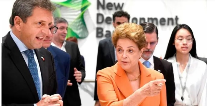 Dilma le confirmó a Massa que el banco de los BRICS tratará incorporación de Argentina imagen-1