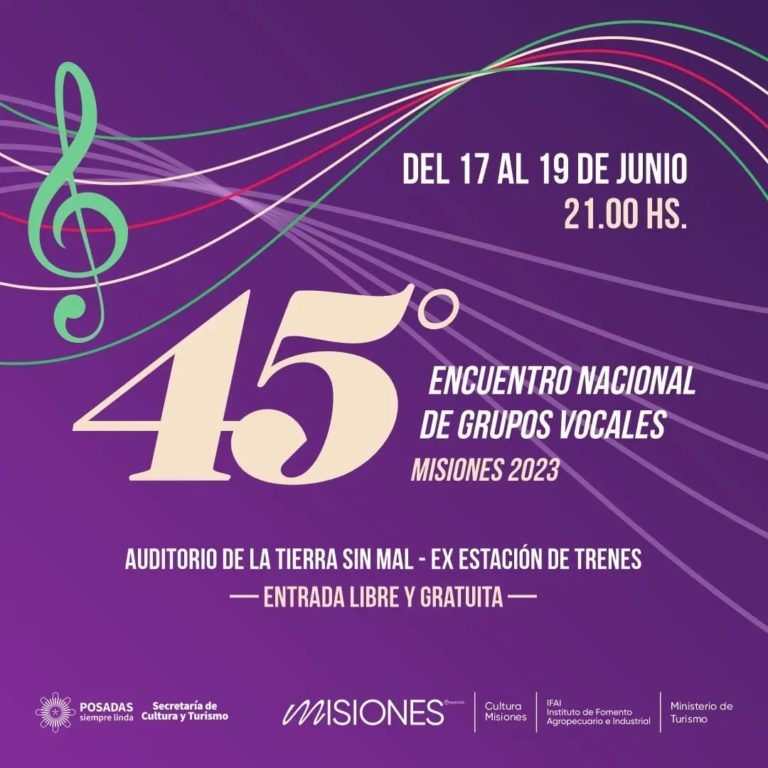 El 45º Encuentro Nacional de Grupos Vocales será uno de los atractivos centrales de Posadas en el fin de semana XL imagen-43