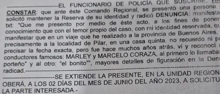 Denunciaron a "Marley" en Misiones por presunto abuso y la Justicia le hizo pericias al testigo imagen-20