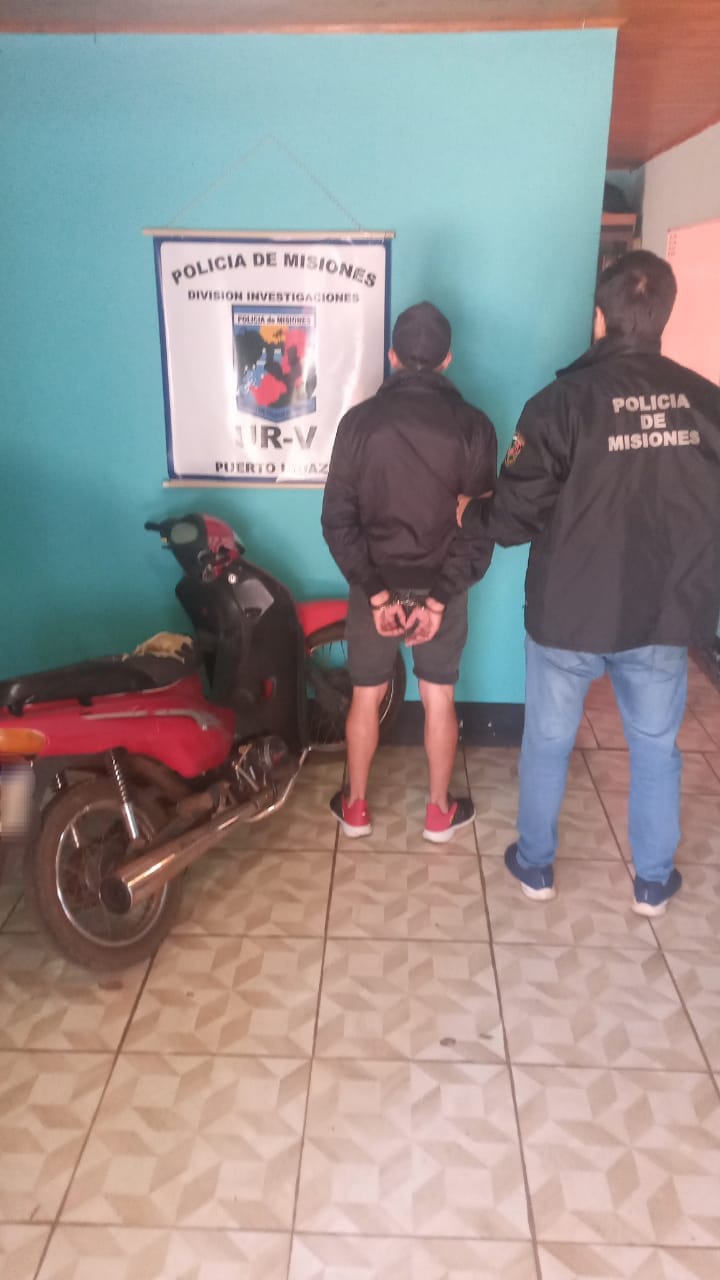Atraparon a dos "motochorros" tras una persecución en la zona periférica de Puerto Iguazú imagen-2