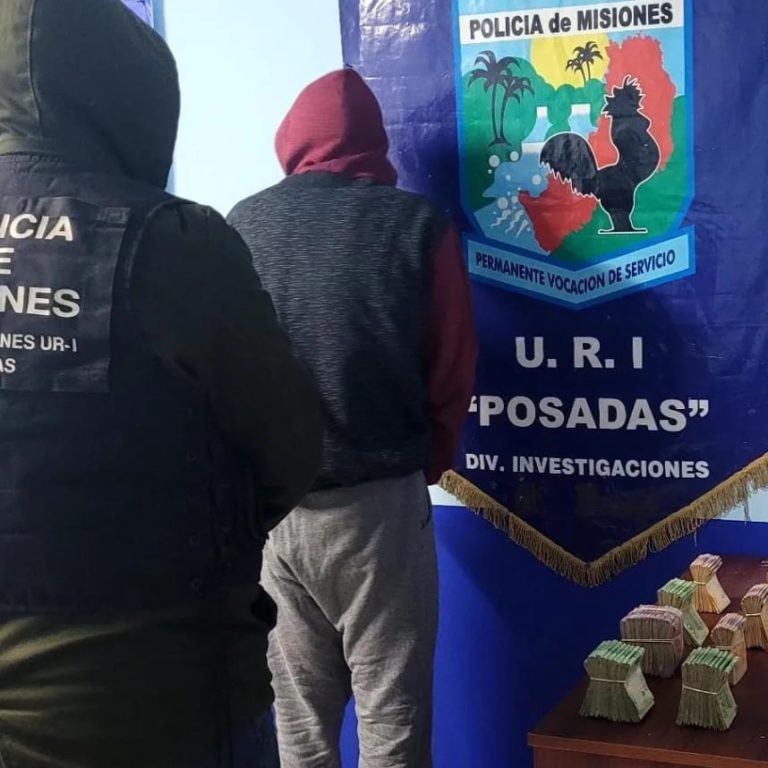 Con cámaras de seguridad y una minuciosa investigación policial se detuvo al presunto implicado en el robo de $10 millones a un mayorista de Posadas imagen-6