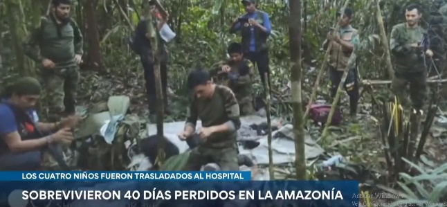 Colombia: rescataron a los cuatro niños perdidos durante 40 días en la selva imagen-1