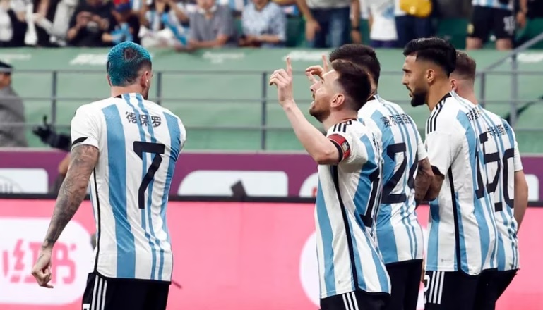 Fútbol: Argentina derrotó a Australia en el amistoso disputado en China imagen-1