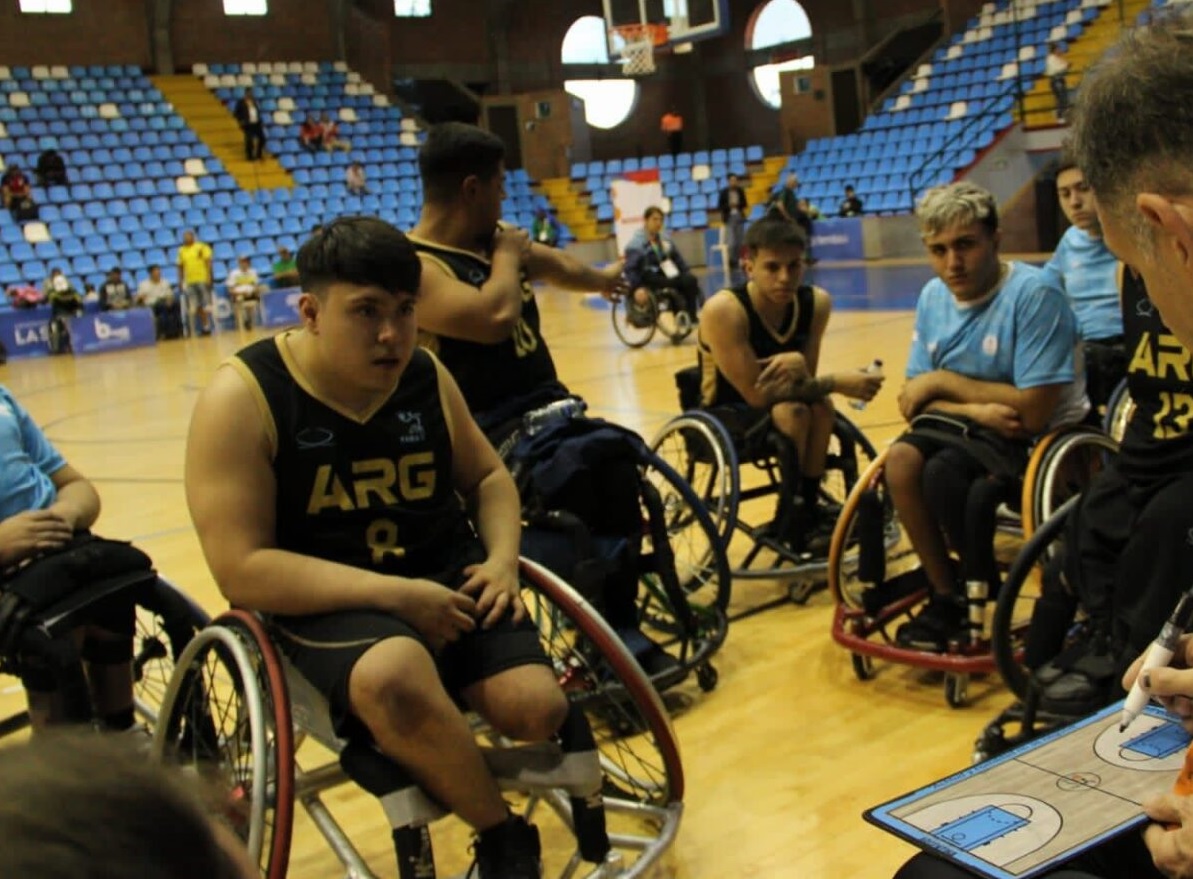 Parapanamericanos Juveniles 2023: Lisandro Zarza medalla de oro en básquet en silla de ruedas imagen-1