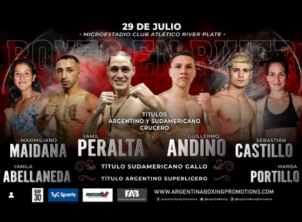 Boxeo: Andino va por el título argentino y sudamericano imagen-10