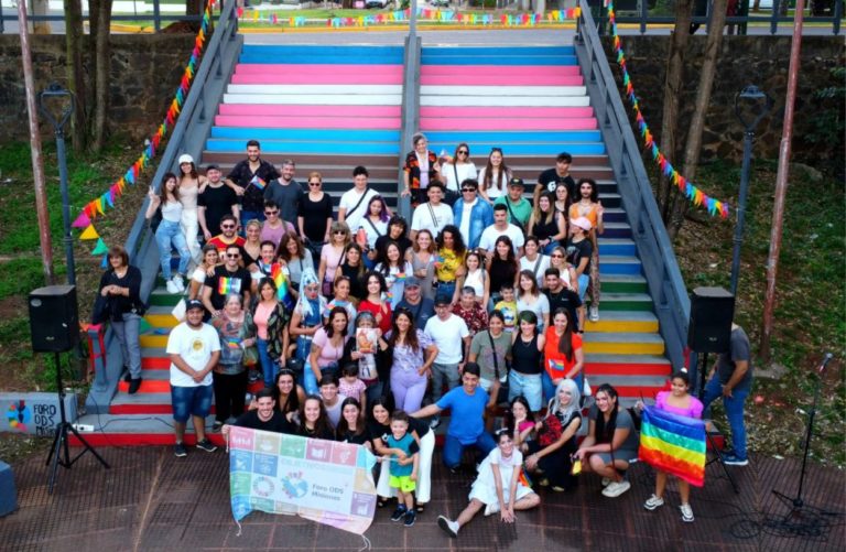 Inauguraron la escalinata "La orgullosa", en honor a Evelyn Rojas imagen-40