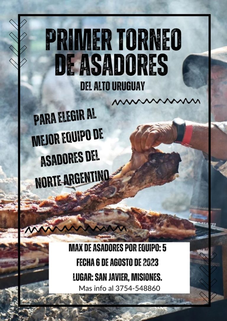 Con grandes premios, este domingo 6 se realizará en San Javier el primer torneo del Asador del Alto Uruguay imagen-32