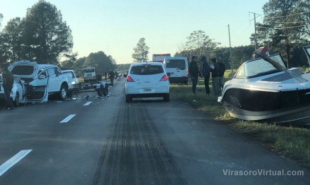 Corrientes: dos muertos en choque frontal cerca de Ituzaingó entre dos vehículos imagen-4