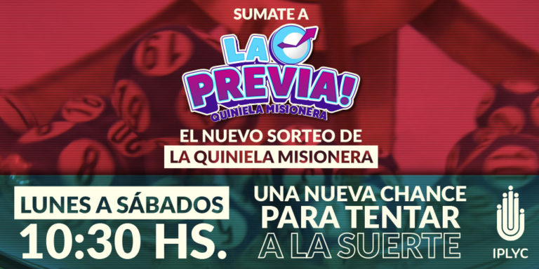 Llega “La Previa”, un nuevo sorteo diario del Iplyc imagen-22