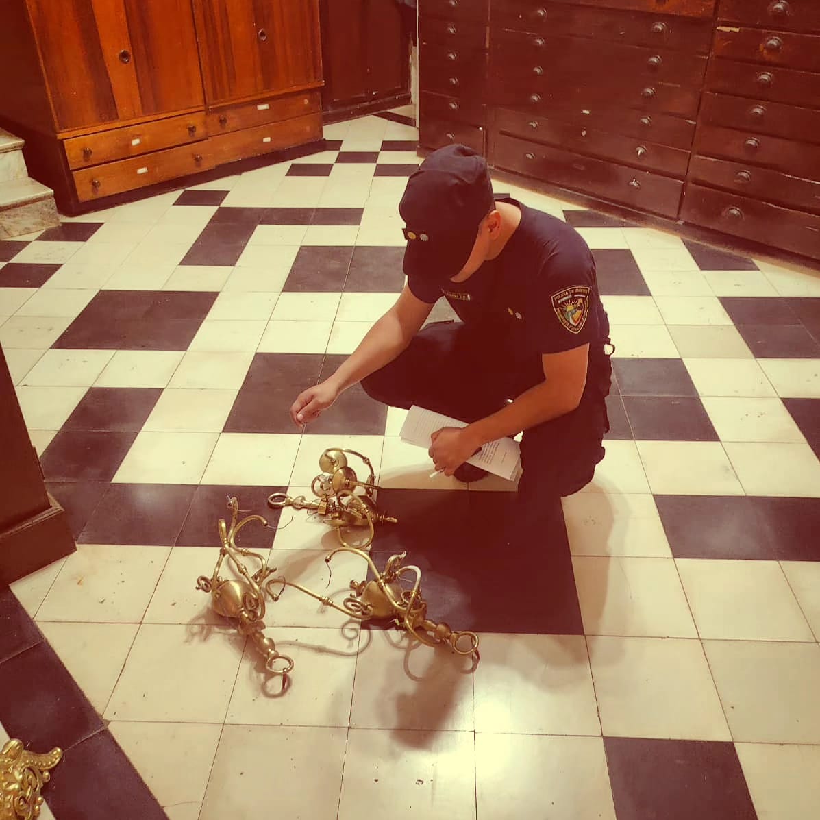 Detuvieron al joven que robo y vendió los candelabros de la Catedral de Posadas imagen-4
