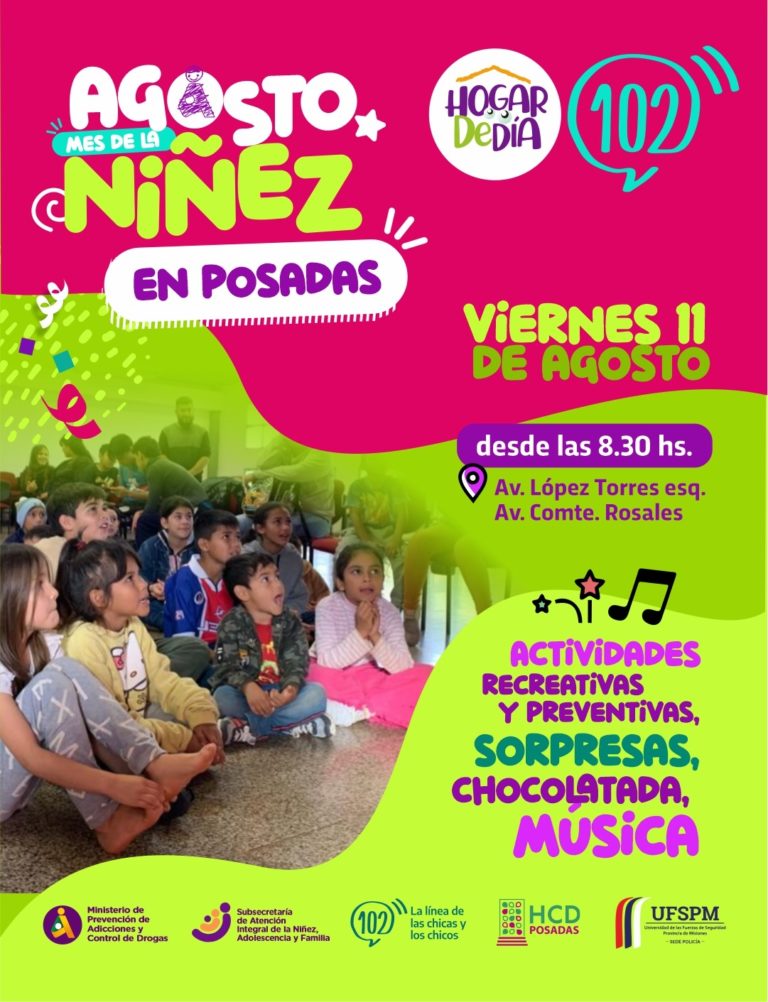 Este viernes en el Hogar de Día de Posadas, los festejos del Mes de la Niñez imagen-36