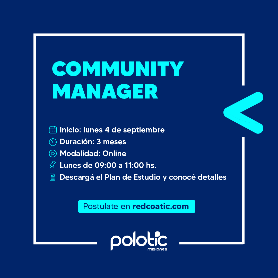 Polo TIC: inscriben a los cursos de Impresión 3D y Community Manager imagen-2