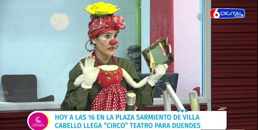 Para celebrar el mes de las infancias, arrancó la propuesta "El Teatro va a tu Barrio" y la payasa "Común" se presentó en Villa Cabello imagen-2