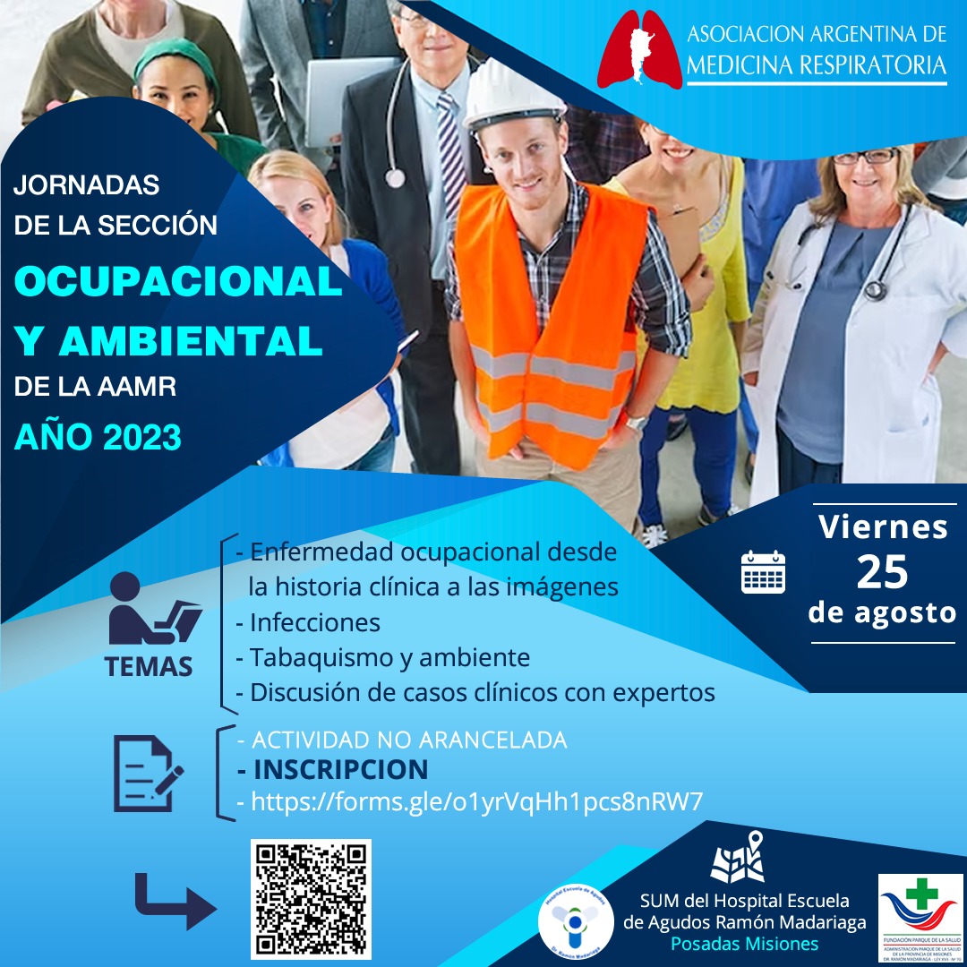 Este viernes se desarrollarán las Jornadas de la Sección Ocupacional y Ambiental de la Asociación Argentina de Medicina en el Hospital Escuela imagen-2