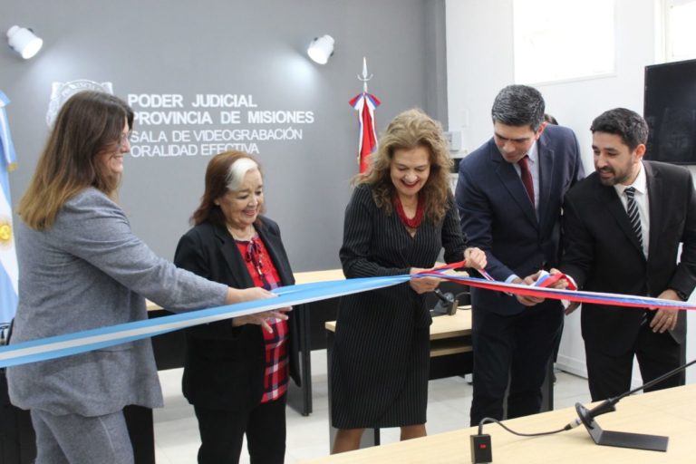 STJ inauguró la segunda Sala de Videograbación de Oralidad Efectiva de Posadas imagen-49